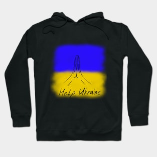 Help Ukraine Ukraine Flag Hoodie